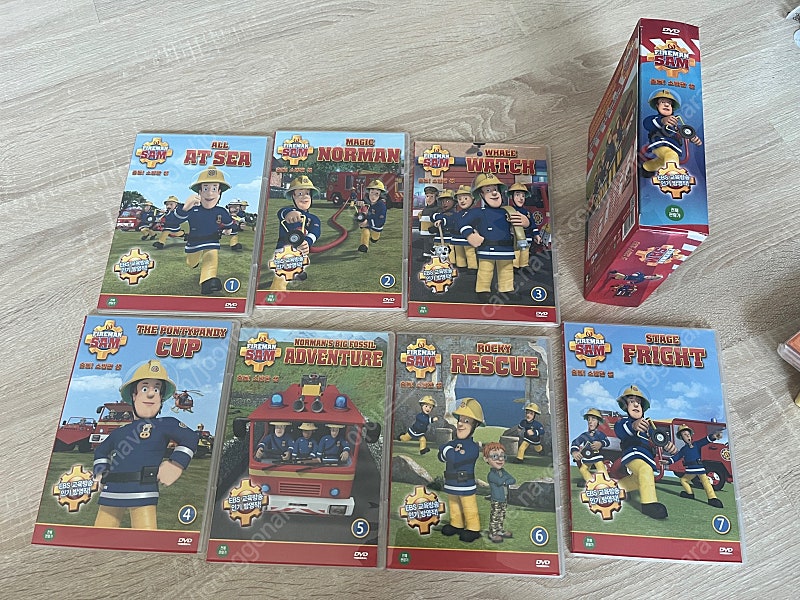 영어 dvd 잠수네 출동! 소방관 샘 Fireman Sam 칙칙폭폭 처킹턴 roary 등