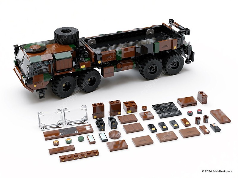 레고 BrickDesigners 8x8 Cargo Truck Woodland 차량 (조립용) 팝니다.