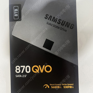 [미개봉] 삼성전자 870 QVO 8TB 새제품 SSD 판매합니다.