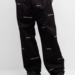 발렌시아가 로고 팬츠 블랙 BALENCIAGA logo pants black 정품 파자마 에르메스 톰포드 루이비통 프라다 디올 몽클레어 셀린느 구찌 톰브라운 마르지엘라 버버리