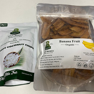 [미개봉새제품] 베트남 현지 구매 바나나칩 300g+크리스피 코코넛칩 30g