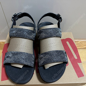 FITFLOP 핏플랍 루루 글리터 백 스트랩 샌들 - 올블랙, (225-230mm)