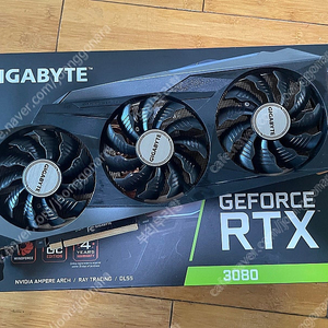 기가바이트 지포스 rtx 3080 12gb gamming oc