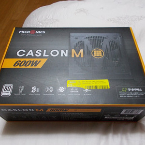 파워서플라이: 마이크로닉스 CASLON M 600W 80PLUS 230V EU