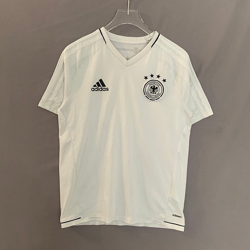 S 아디다스 DFB 독일 블록코어 여성 축구 반팔 져지 티셔츠 팝니다