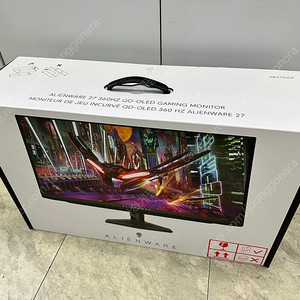 [미개봉] 델 AW2725DF QD-OLED 360hz 게이밍 모니터 저렴히 판매합니다.