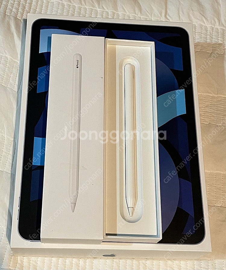 아이패드 에어4(스카이블루)wifi 64GB + 애플펜슬 2세대--2