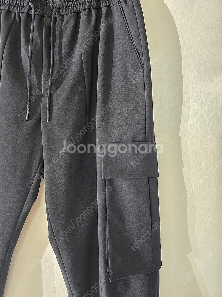 준지 22SS 블랙 카고 조거 팬츠 [46] JC0721P315 팝니다! (새상품)--1