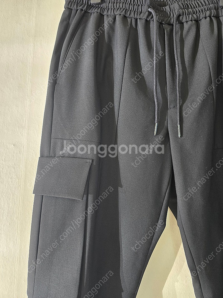 준지 22SS 블랙 카고 조거 팬츠 [46] JC0721P315 팝니다! (새상품)--2