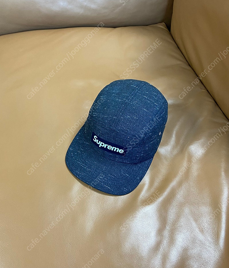 Supreme 슈프림 캠프캡 모자 (Washed Chambray Denim)