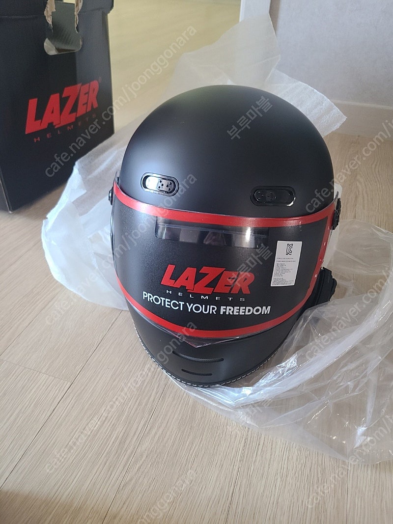 레이저 오로시 (LAZER OROSHI ) 블랙무광 헬멧&세나 새상품 일괄 판매