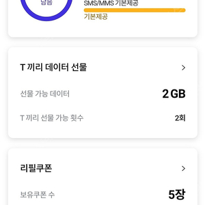 SKT 데이터 2GB 4,000원 판매