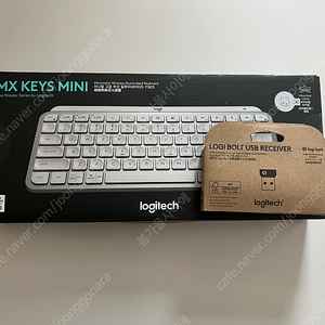 로지텍 mx keys mini 화이트 + 로지볼트 미개봉