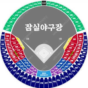 6/29(토) 잠실 두산vsSSG 3루 블루석 2연석