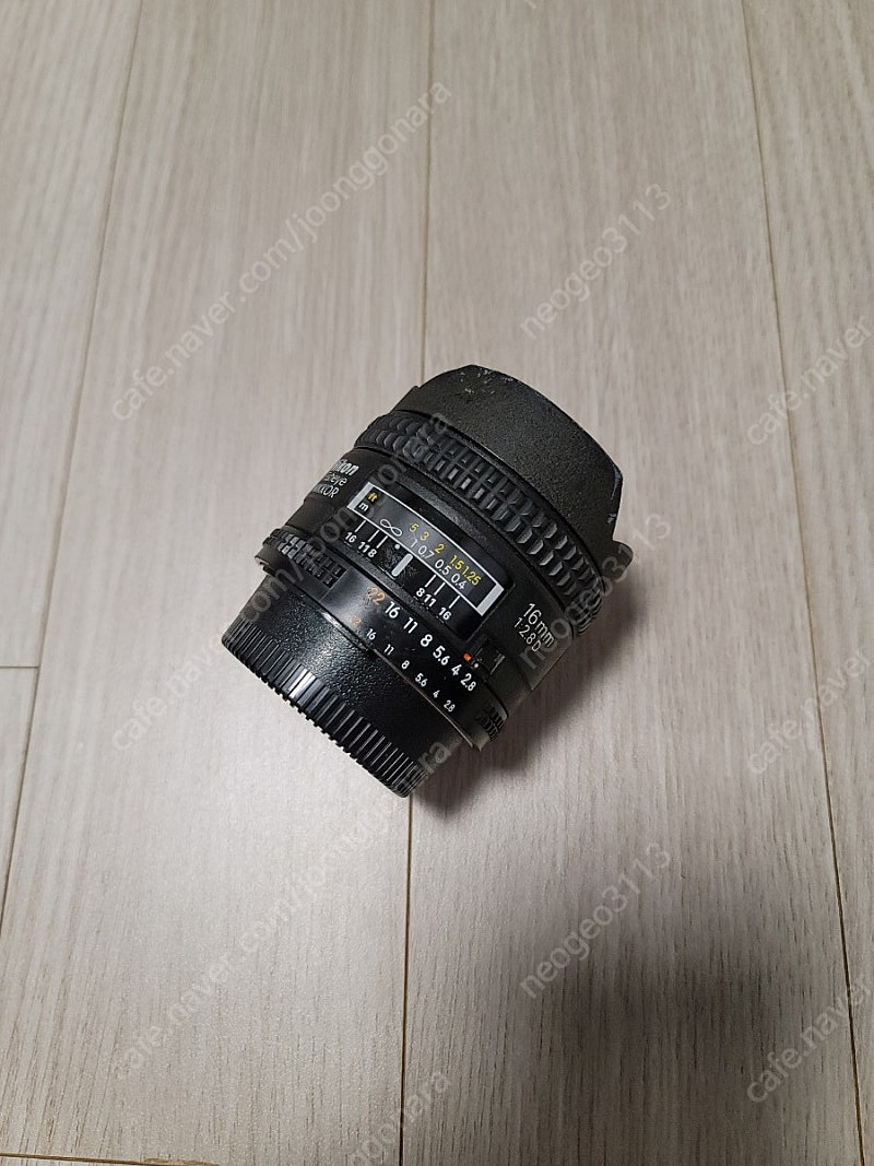 니콘 AF 16mm f2.8d fisheye 렌즈 판매합니다.