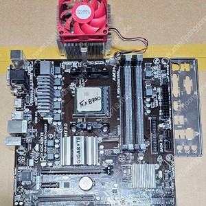 AMD FX8300 + AM3+보드( 기가 78LMT-USB3) + 쿨러
