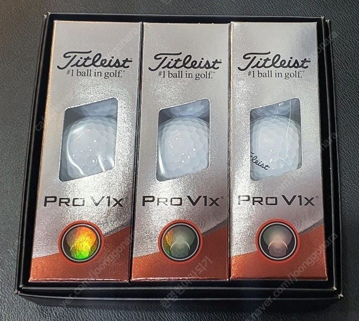 타이틀리스트 골프공 PRO V1, PRO V1X, AVX 9구 선물포장/쇼핑백