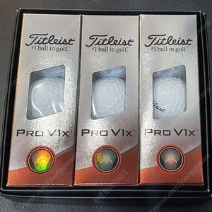 타이틀리스트 골프공 PRO V1, PRO V1X, AVX 9구 선물포장/쇼핑백