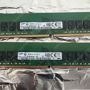 삼성 DDR4 16GB 2133MHZ 2개 판매 (M378A2K43BB1 - CPB)