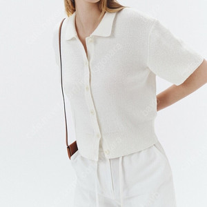 던스트 dunst open collar summer buckle knit 오픈 카라 썸머 부클 니트