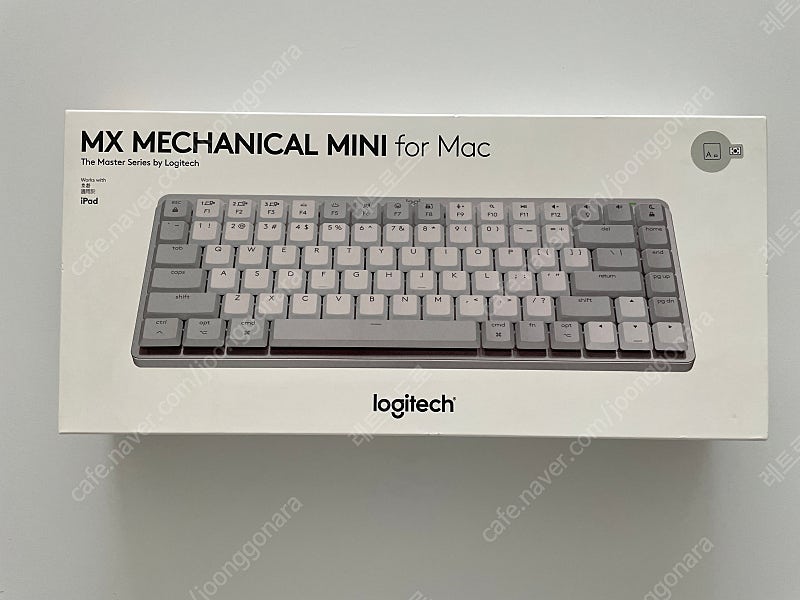 로지텍 기계식 키보드 mx mechanical mini for MAC 박스셋 + 갤팩 키보드 루프