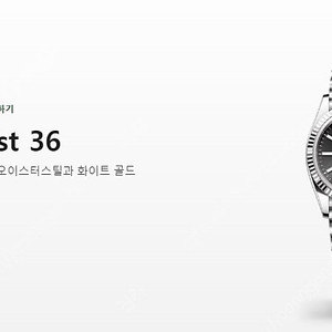 롤렉스 데이저스트 검판바 36mm 팝니다. (부산)