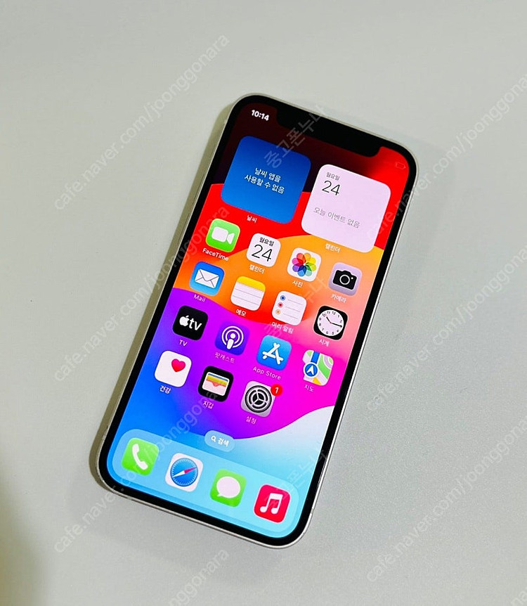 아이폰12미니 화이트 128GB 중고폰공기계 당일발송! 이미지