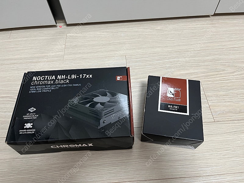 NOCTUA NH L9i chromax + AMD 브라켓 + 녹투아 팬덕트 팝니다