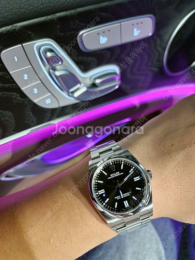 로렉스 오이스터 퍼페츄얼(OP) 브라이트 블랙 36mm...--0