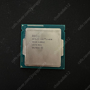 cpu i5 4690 단품 팝니다