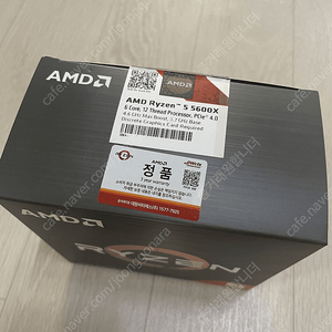 AMD 라이젠5-4세대 5600X (버미어) 정품 팝니다.