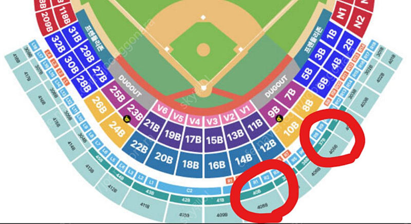 2024 KBO 올스타전 1루 4연석/2연석 티켓 양도