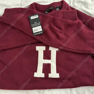 (새상품) 하버드 대학교 공식 H 니트