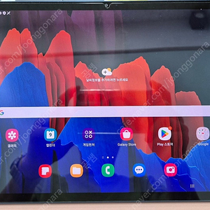 갤럭시탭 s7+ 플러스 5g 네이비 12램/512g A+급 팝니다
