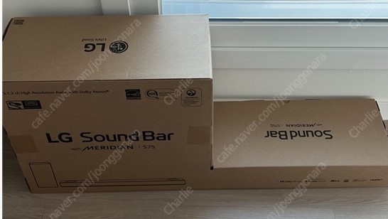 LG TV 사운드바 S75Q + 우퍼 새제품 판매합니다.