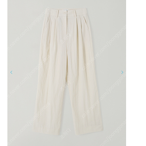 타낫 T/T Pin-tuck wide pants (cream) 핀턱와이드팬츠 m사이즈 판매합니다.