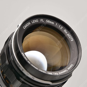 캐논FL 58mm f1.2 (FD 호환) 올드렌즈 수동렌즈 판매합니다
