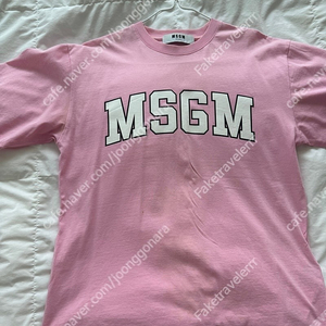 Msgm 반팔티 핑크