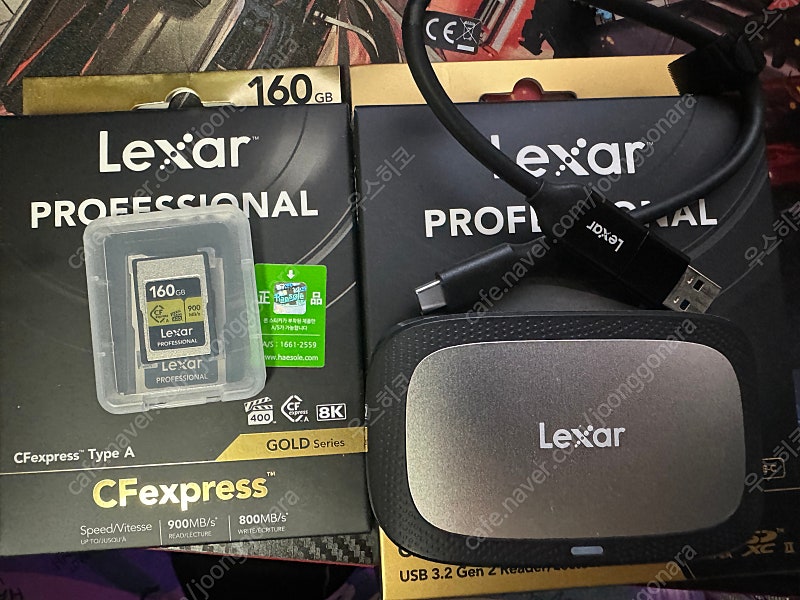Lexar CFexpress Type A 160GB Gold + 렉사 리더기
