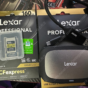 Lexar CFexpress Type A 160GB Gold + 렉사 리더기