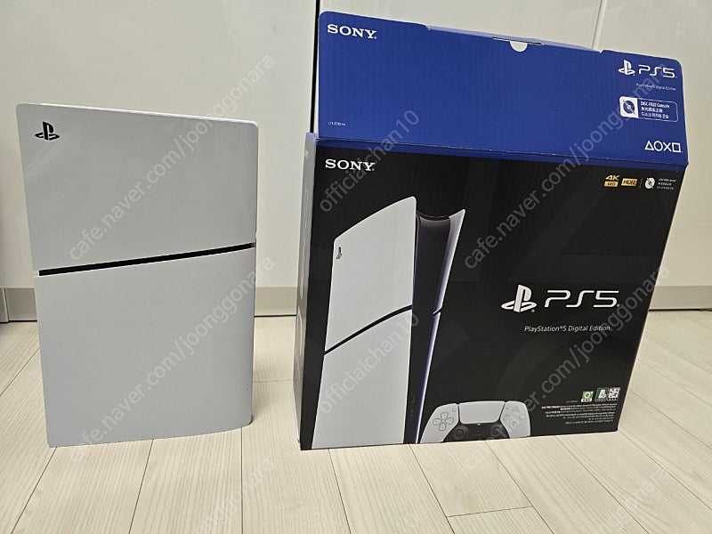 PS5 신형 슬림 디지털 에디션 풀박 + 듀얼센스2개 + 충전거치대 (24.03제조)