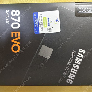 새상품 삼성 EVO870 Sata 250GB : 4만