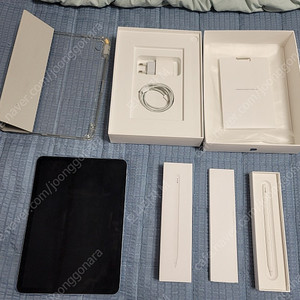 아이패드 에어4세대 64G WIFI 스페이스 그레이 + 애플펜슬 2세대 + 케이스 풀박스판매(해운대구 송정동)