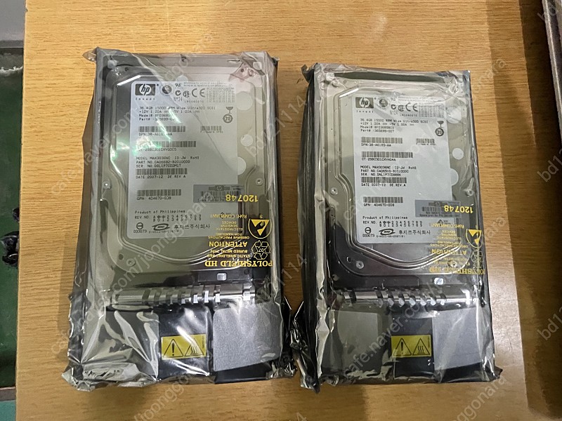 HP 서버용 SCSI HDD 40GB (MAX3036NC) 미사용 새상품 팝니다.