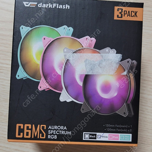 창원 마산 / 다크플래쉬 darkFlash C6MS RGB (화이트 3PACK).미개봉 새제품