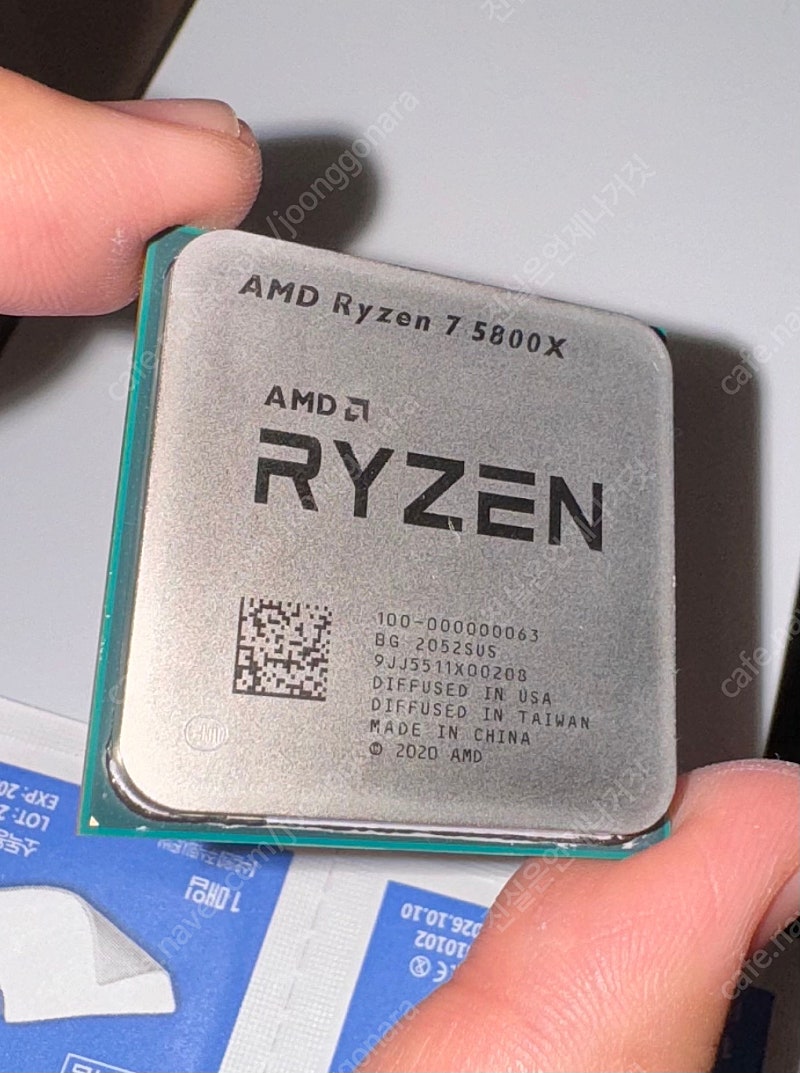 AMD Ryzen 라이젠 5800x cpu (정품) 팝니당