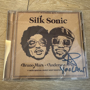 실크소닉 앤더슨팩 친필 사인 싸인 cd 판매