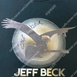 제프벡 친필 사인 싸인 공식 굿즈 티셔츠 판매
