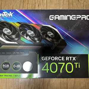 이엠텍 RTX 4070TI Gaming pro 팝니다.