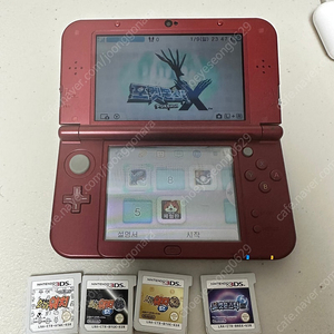 닌텐도 3ds new XL 및 요괴워치/포켓몬 칩 포함